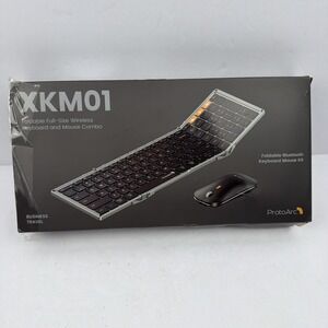 ProtoArc XKM01 Foldable Wireless Keyboard and Mouse Combo Portable Set